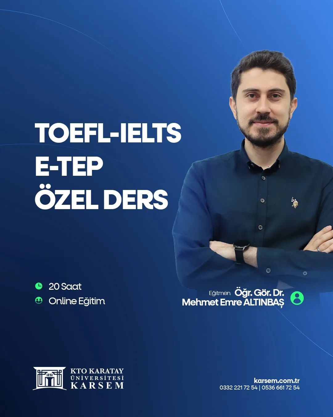 TOEFL-IELTS-E/TEP ÖZEL DERS