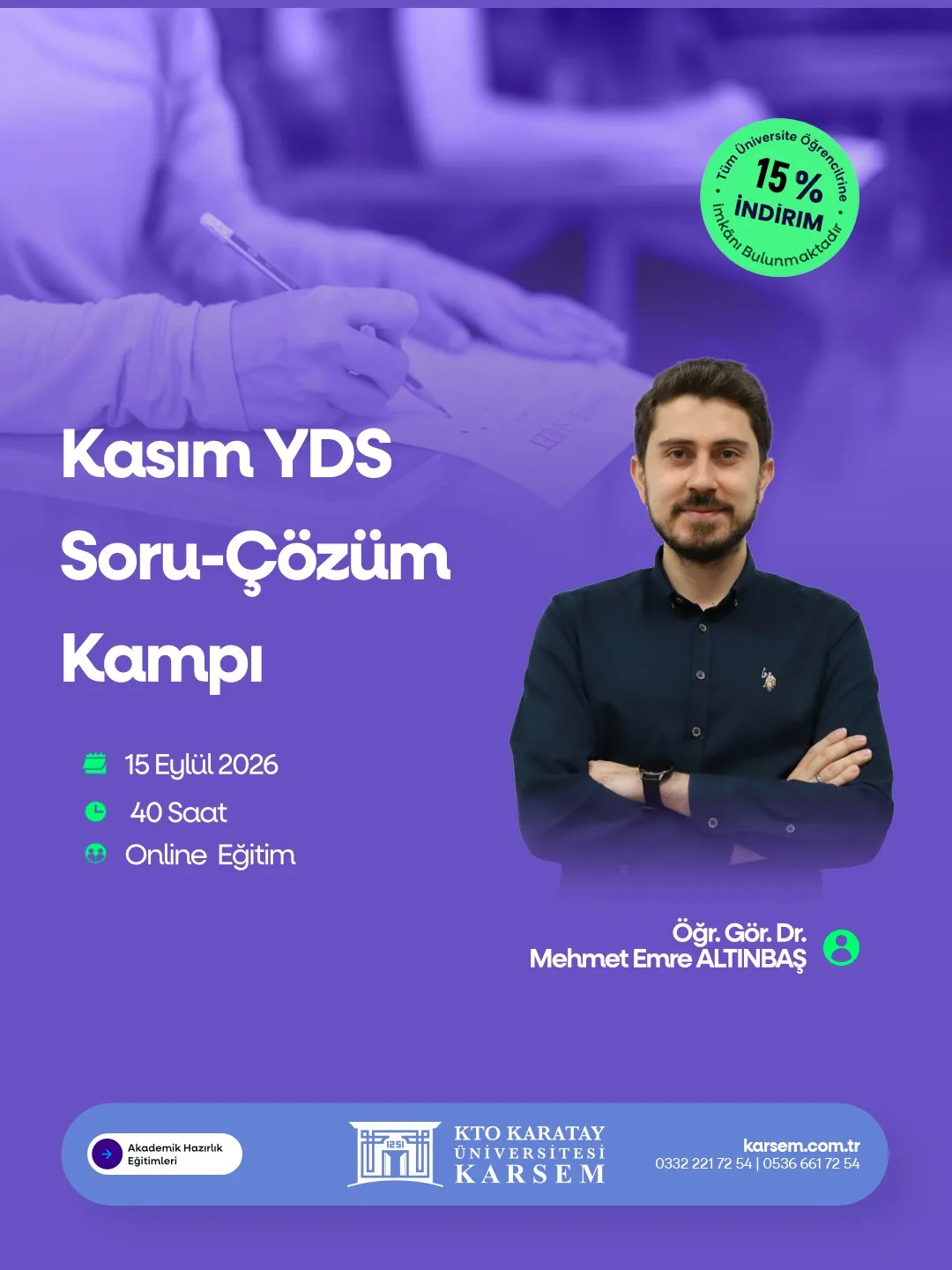 KASIM YDS SORU-ÇÖZÜM KAMPI