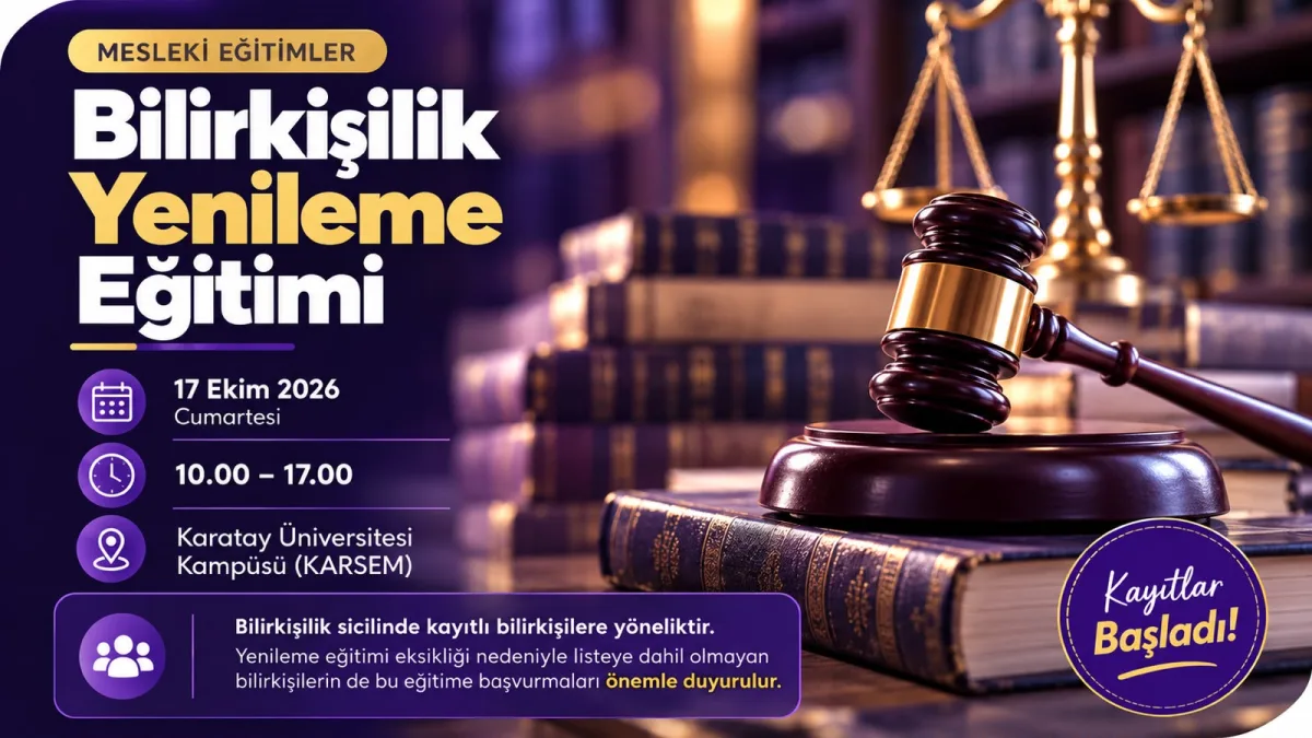 Bilirkişilik Yenileme Eğitimi